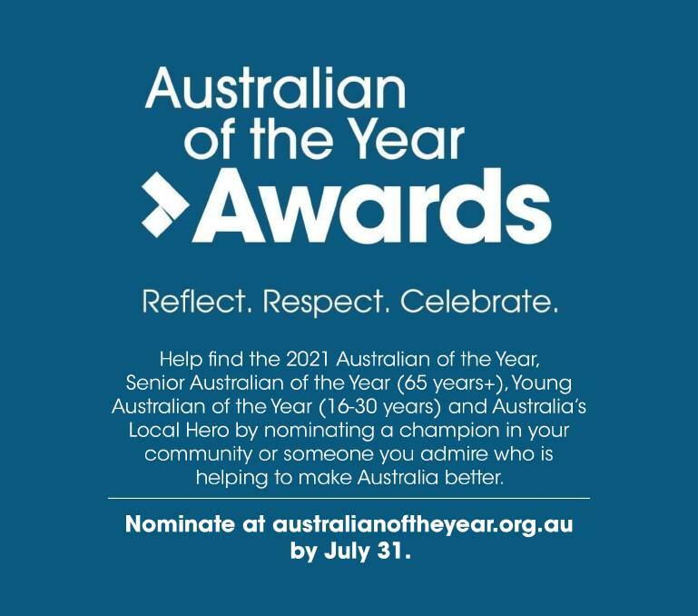 The next Australian of the Year could be somebody you know: Nominate now